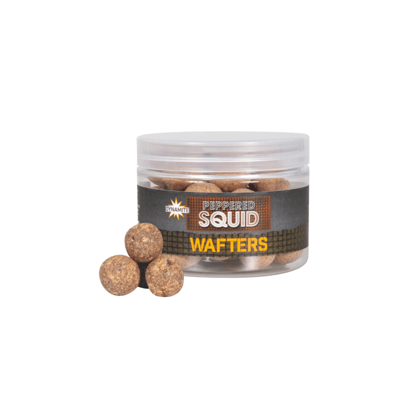 DYNAMITE BAITS Peppered Squid Wafter 15mm