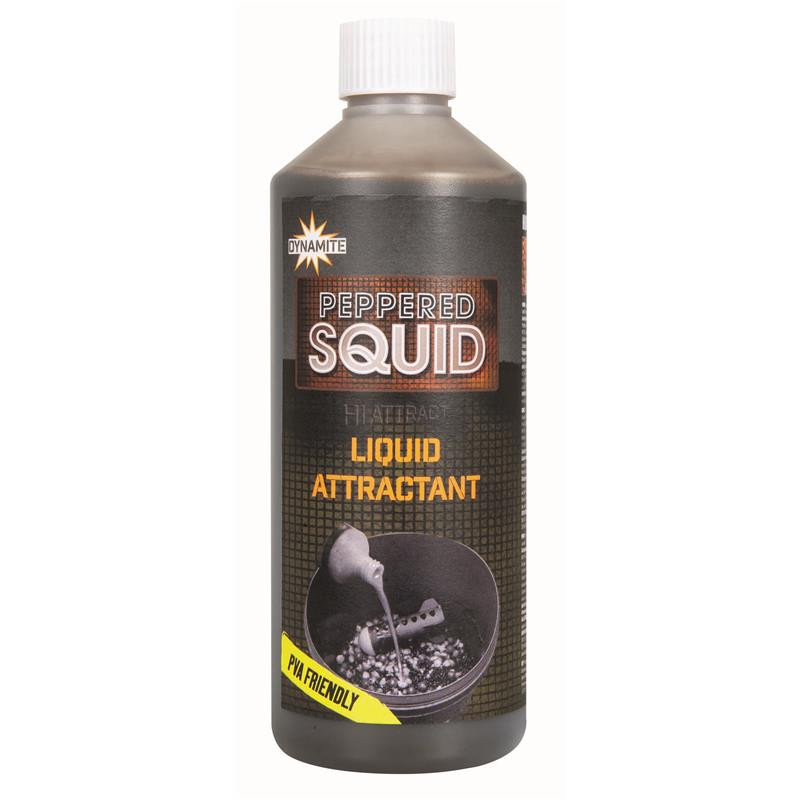DYNAMITE BAITS Peppered Squid Liquid Attractant 500ml