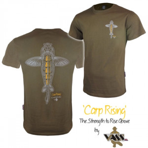 VASS T-Shirt Carp Rising Green 1