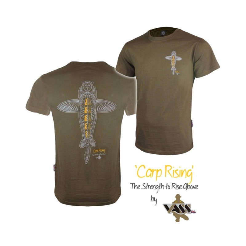VASS T-Shirt Carp Rising Green