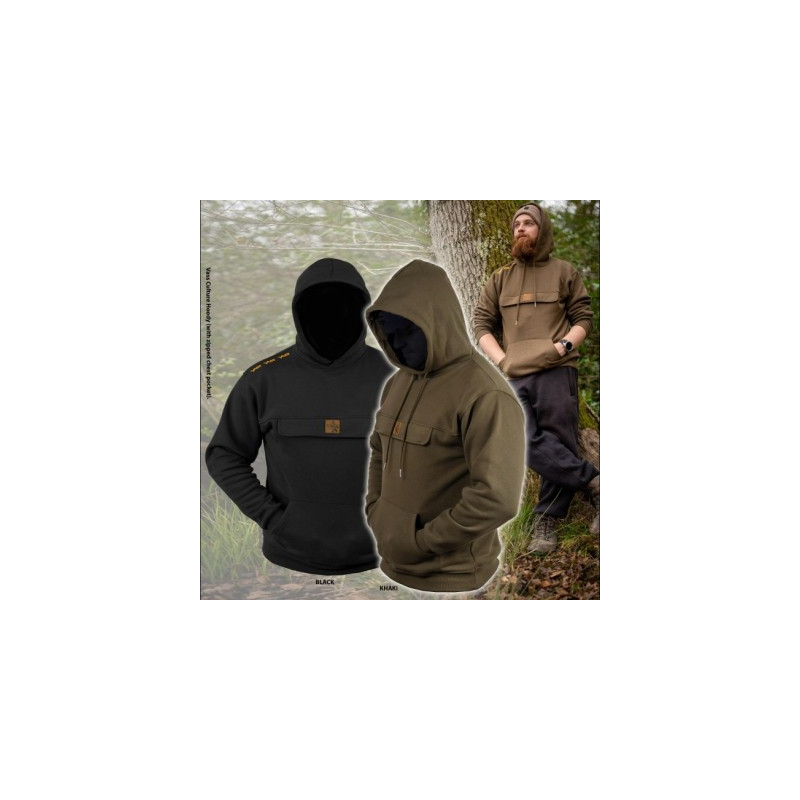 VASS Classic Strapped Hoody Green