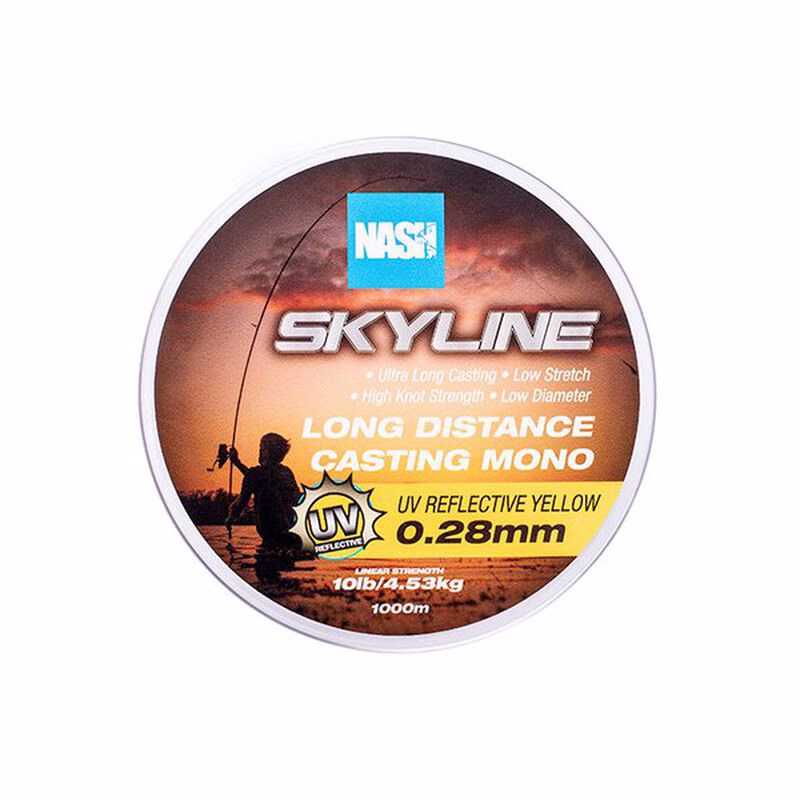 NASH Skyline Mono UV Yellow 15lb 0.35mm 1000m