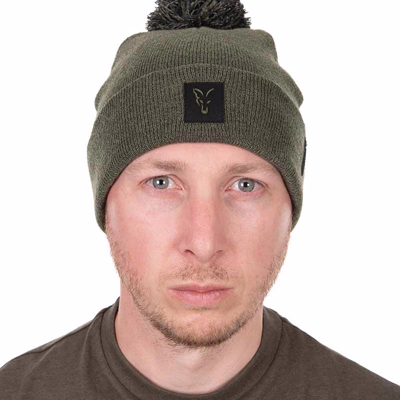 FOX Collection Bobble Hat Green Black