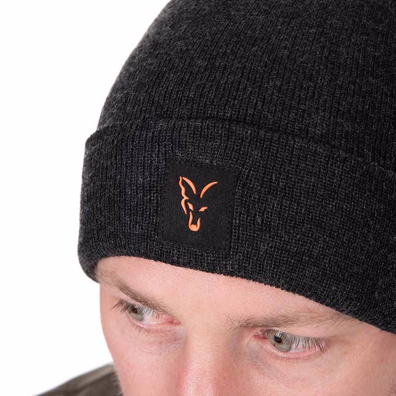 Fox Collection Beanie Black/Orange