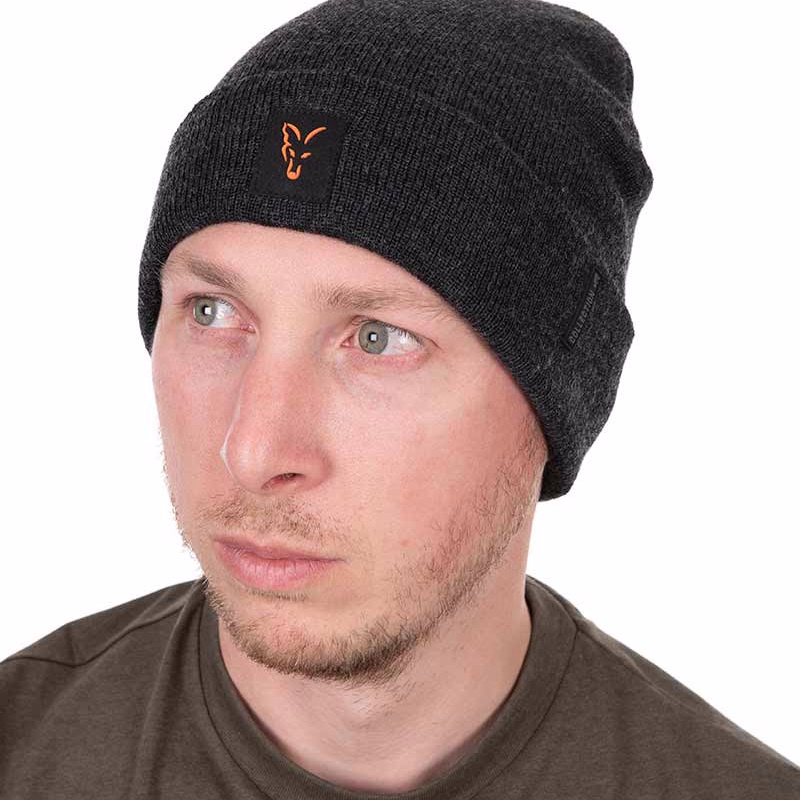 Fox Collection Beanie Black/Orange