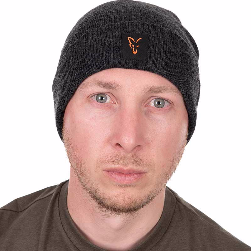 Fox Collection Beanie Black/Orange