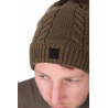 FOX Beanie Kable Knit Bobble Khaki