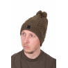 FOX Beanie Kable Knit Bobble Khaki