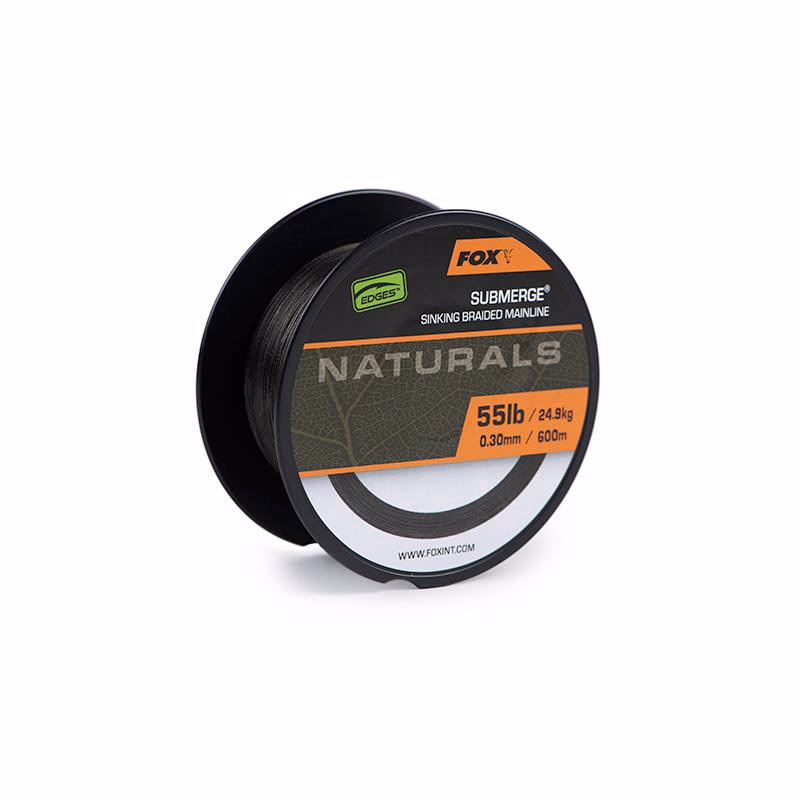 FOX Submerge Sinking Braided Mainline Naturals 65lb 600m