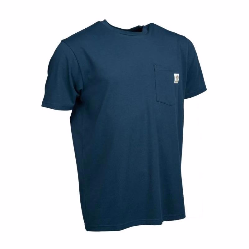 NASH Make It Happen Badge Pocket T Shirt Navy Blue