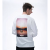 NASH Make It Happen Sunset Long Sleeve T Shirt Ecru