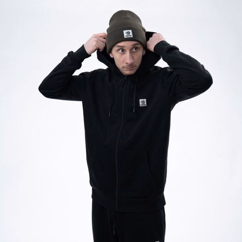 NASH Make It Happen Badge Zipped Hoody Black