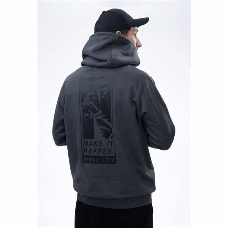 NASH Make It Happen Since 1978 Hoody Grey Marl
