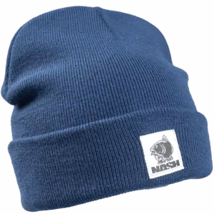 NASH Make it Happen Badge Beanie Hat Navy Blue