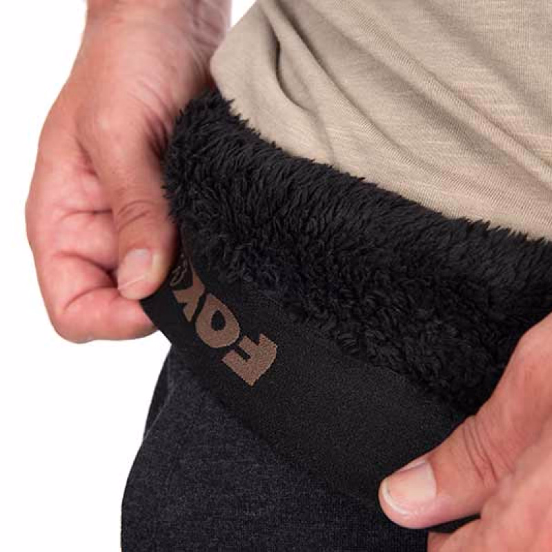 FOX Collection Sherpa Joggers Black/Orange