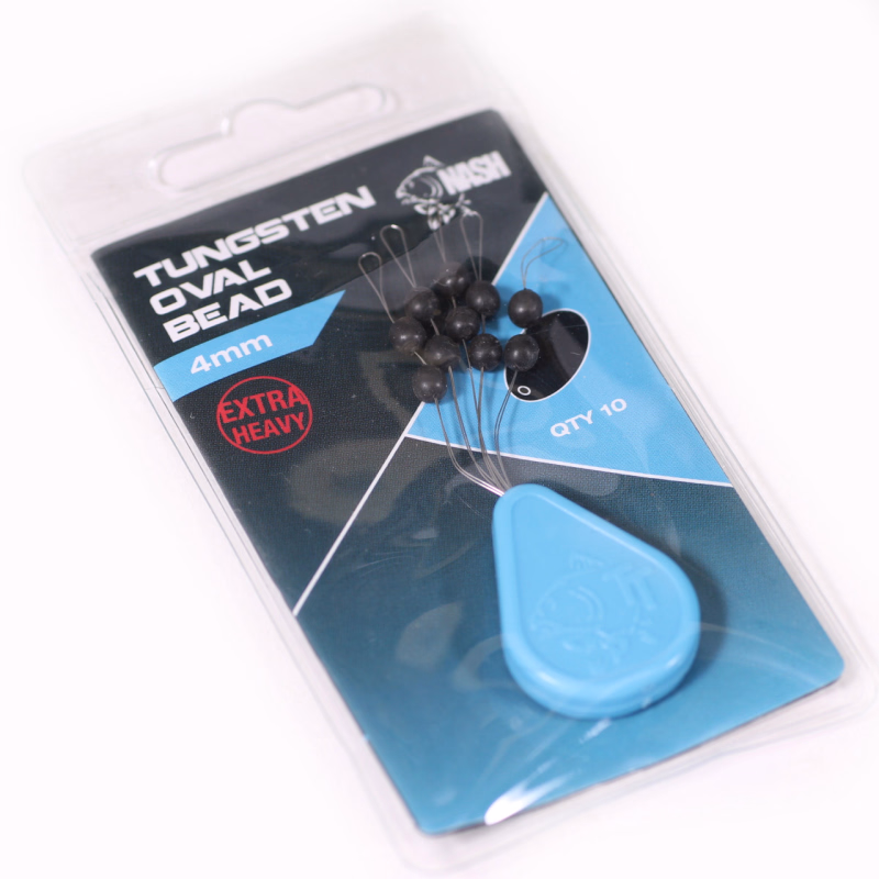 NASH Tungsten Oval beads 8mm