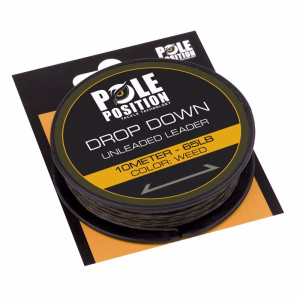 POLE POSITION DROP DOWN UNLEADED LEADER SILT 65LB 10M