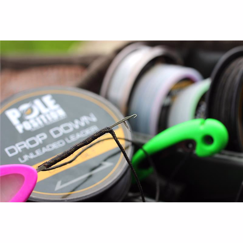 POLE POSITION DROP DOWN UNLEADED LEADER SILT 65LB 10M