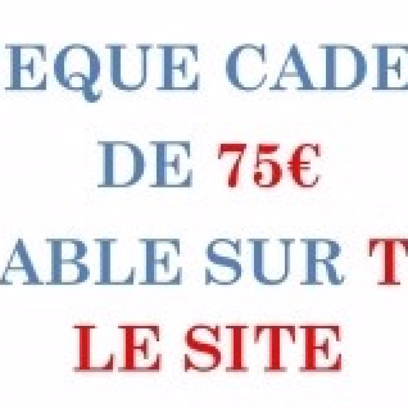 CARPE-CONCEPT CHEQUE CADEAU 75€/