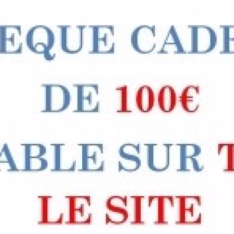 CARPE-CONCEPT CHEQUE CADEAU 100€/