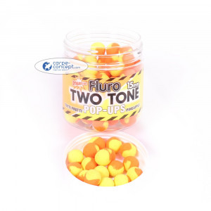 DYNAMITE BAITS Fluro 2 Tone pop-up Tutti-Frutti & Pineapple 15mm 1