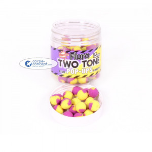 DYNAMTE BAITS Fluro 2 Tone pop-up Plum & Pineapple 15mm 1