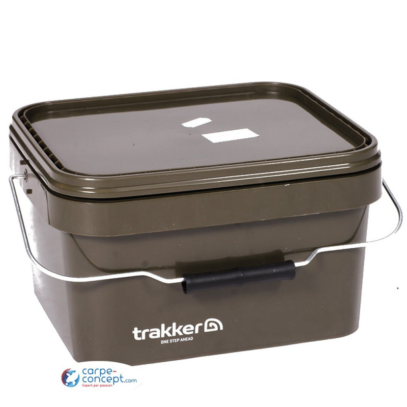 TRAKKER Olive Square Container 5lt seau