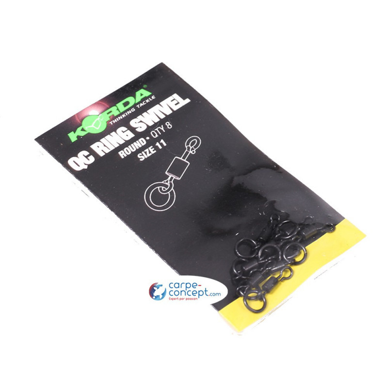 KORDA Quick Change Ring Swivel Round 11