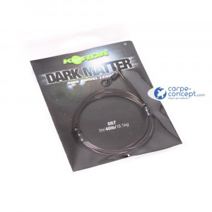 KORDA Dark Matter Leader With Ring Swivels 1m 1