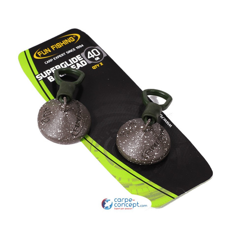 FUN FISHING Superglide Back Lead 40g x2**