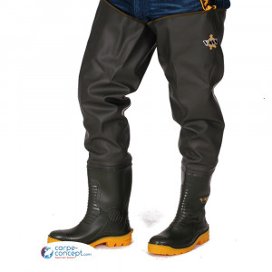 Xinwcang Bottes Cuissardes pour Pêcheurs Professionnels Imperméable Waders de Pêche Youth Teens 
