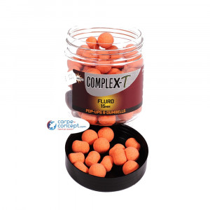 DYNAMITE BAITS Fluro pop ups and dumbells complex-t 15mm 1