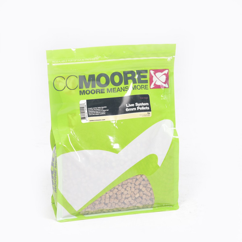 CC MOORE Live system pellets 6mm 1kg