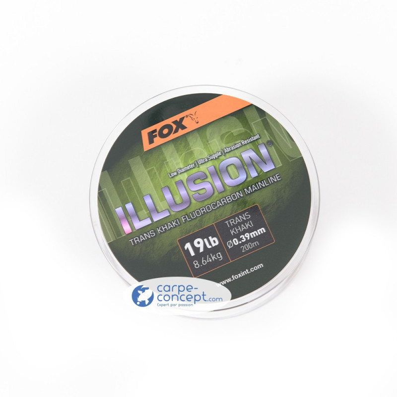 FOX Illusion Soft Mainline 16 lbs, 200m, trans khaki
