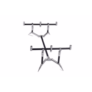 SUMMIT TACKLE Low pro pod fixed 3 Rod Cobalt Black