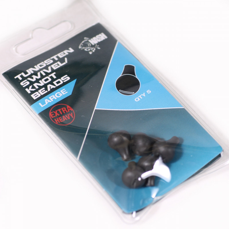 NASH Tungsten Swivel/knot beads Large