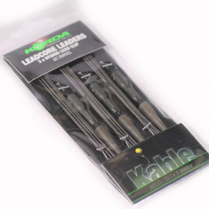 KORDA Leadcore Leader Hybrid lead clip QC Swivel Weed 1