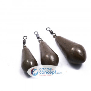 Plombs pêche de la carpe Plombs Inline Distance 120g (x2) CAPERLAN