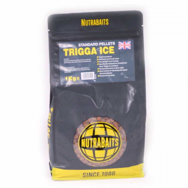 NUTRABAITS Trigga Ice Pellet 1Kg Standard 8mm